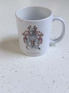 Official Outlander Fraser Clan Crest Ceramic Coffee Mug 11oz